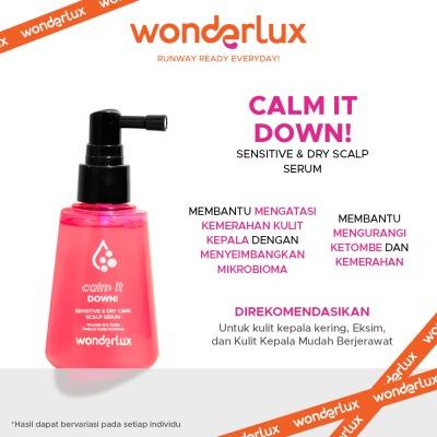 Wonderlux Calm It Down – Hydrating Scalp Serum for Dry, Flaky & Itchy Scalp 75ml