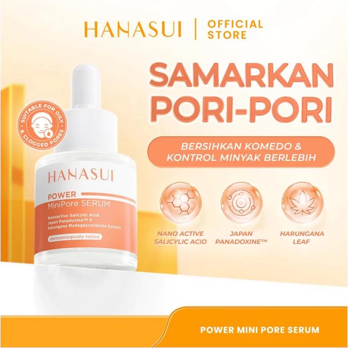 HANASUI Serum Gold Whitening Vitamin C Collagen Anti Acne BPOM for Radiant Skin Care