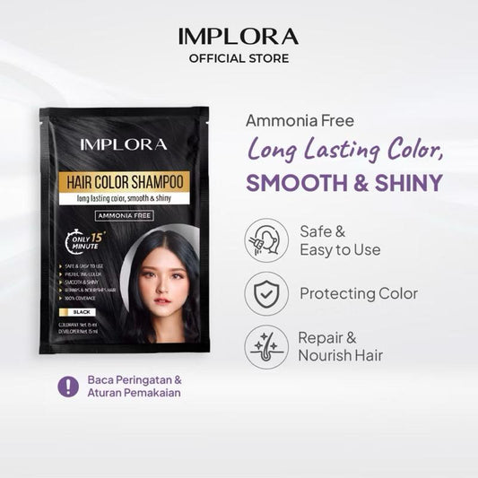 IMPLORA GlowTint – 3-in-1 Hair Color Shampoo