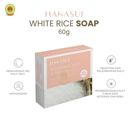 Hanasui White Rice Beauty Soap – Glowing Skin with Natural Rice Extract