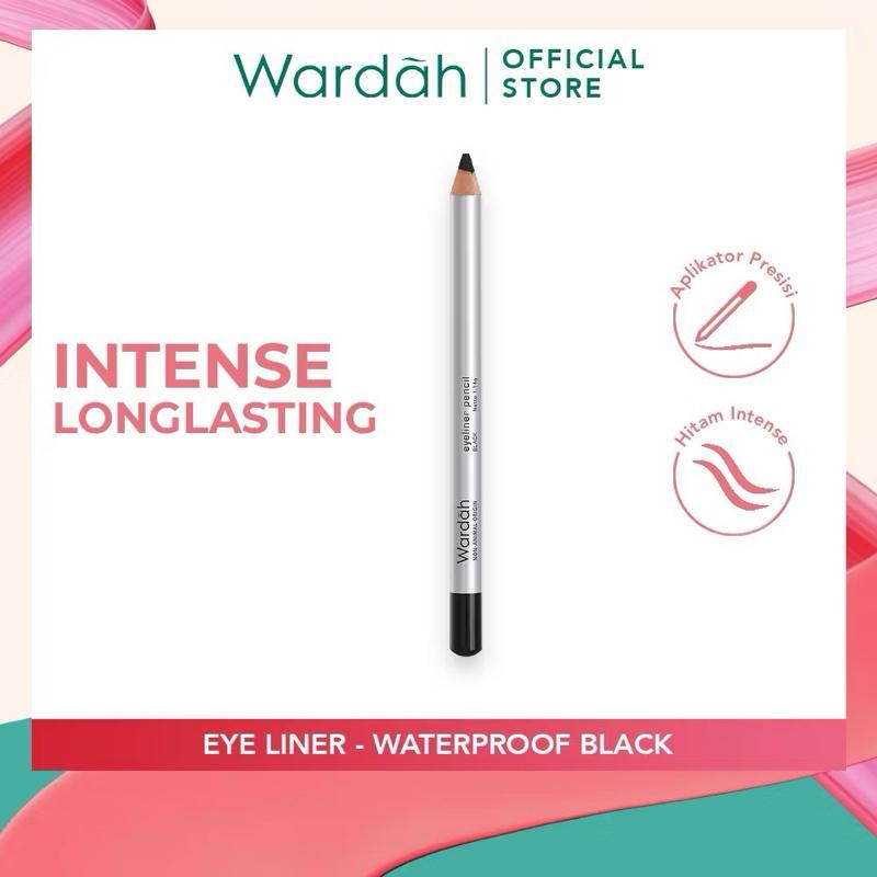 Wardah Intense Black Waterproof Precision Eyeliner – Smooth Texture, Long-Lasting Formula