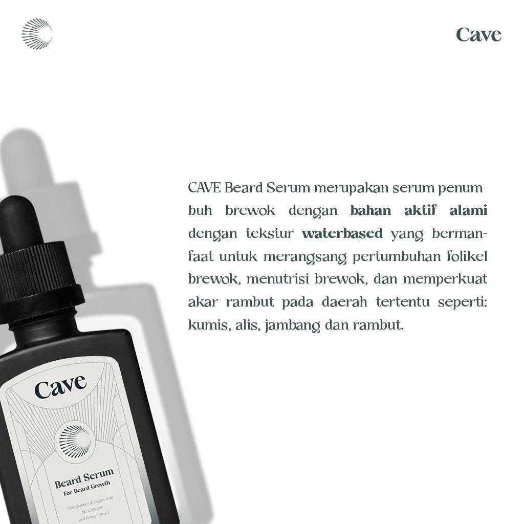 CAVE Beard Growth & Thickening Serum - Grow a Fuller Beard