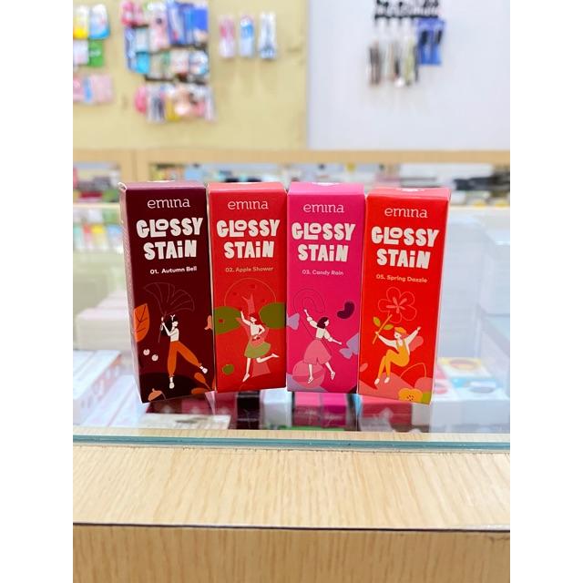 EMINA - Glossy Stain Lip Tint | Lightweight Gel Formula Long Lasting Lip Stain