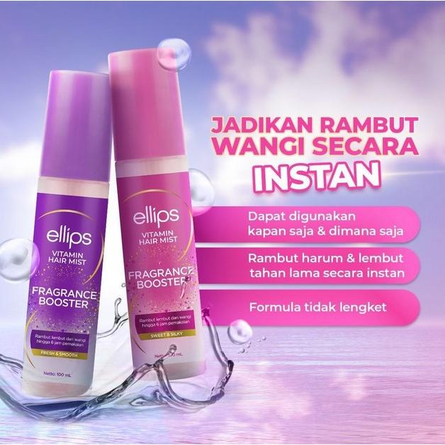 Ellips HAIR MIST Fragrance Booster with Vitamin 100 ml Fresh & Smooth / Sweet & Silky