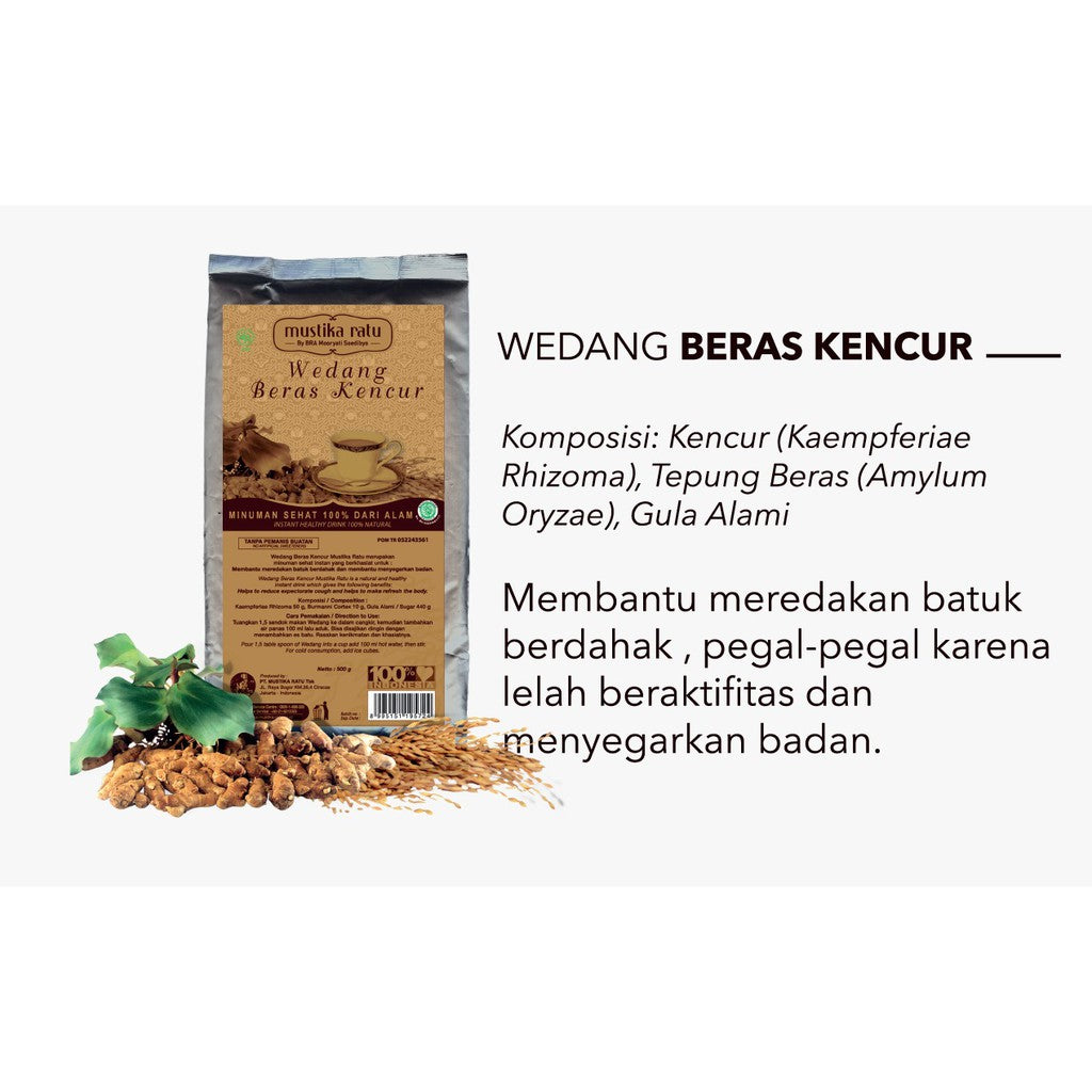 Mustika Ratu Wedang Beras Kencur Minuman Sehat Jamu