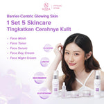 Noera Crystal Whitening Night Cream 10 gr | night cream brightening glowing moisturizing | niacinamide tinywhite arbutin gluthatione hydrolyzed royal jelly protein | gentle exfoliation aha