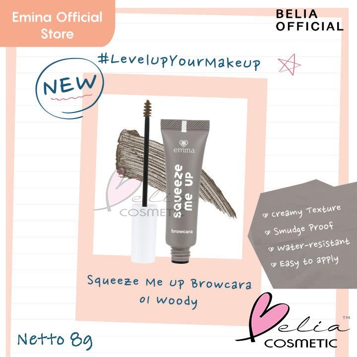 EMINA Squeeze Me Up Series | Mascara, Browcara, Lip Glass, Lip Matte, Liquid Concealer | Serba Ada
