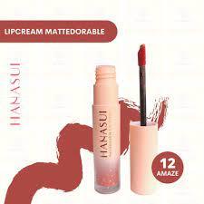 HANASUI Mattedorable Lip Cream – Lip & Cheek Tint, Boba / Matcha Latte Shades