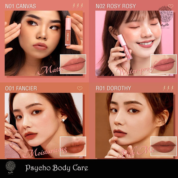 PINKFLASH Lip Matte Melting Matte Lipcream Lipstik Matte Lembut Pigmentasi Tinggi #OhMyKiss Original
