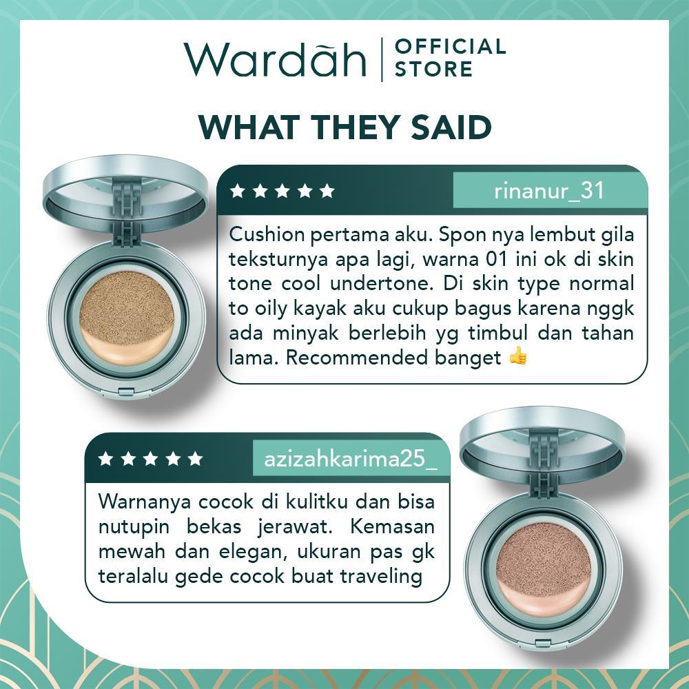 Wardah Exclusive Flawless Cushion | Matte Finish | Long-Lasting Up to 10H | SPF 30 Protection |
