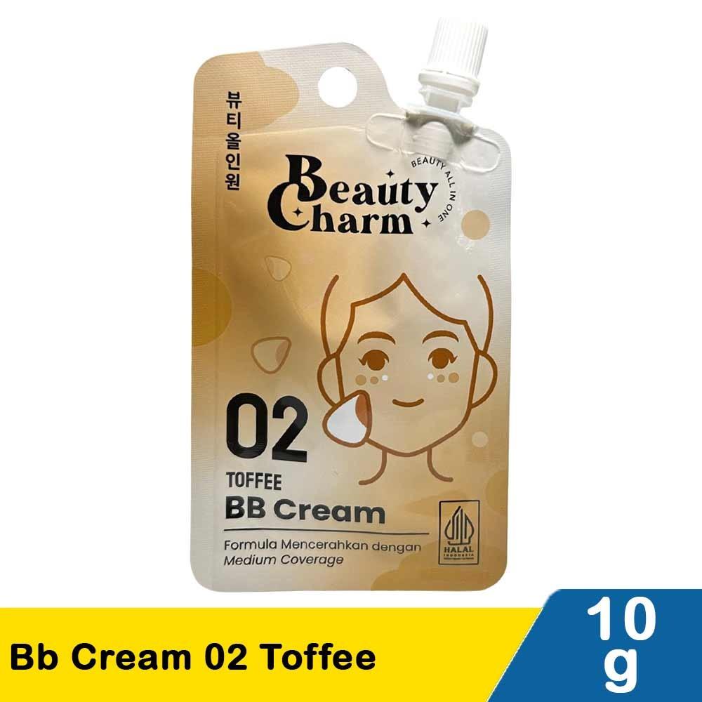 Beauty Charm BB Cream 02 Toffee – 10g | Lightweight Coverage with Natural Glow