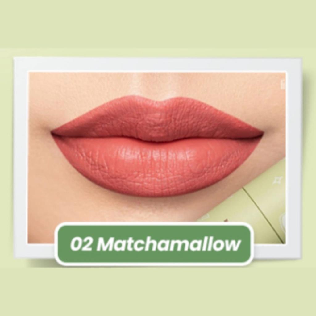 HANASUI Mattedorable Lip Cream – Boba Edition / Matcha Edition – Soft Matte Lip Tint