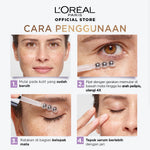 BARU! L'Oreal Paris Triple Roller 2.5% Hyaluron + Caffein Eye Serum Skincare - 20ml (Eye Serum dengan Instant Cooling Effect untuk menyamarkan garis halus dalam 2 minggu)