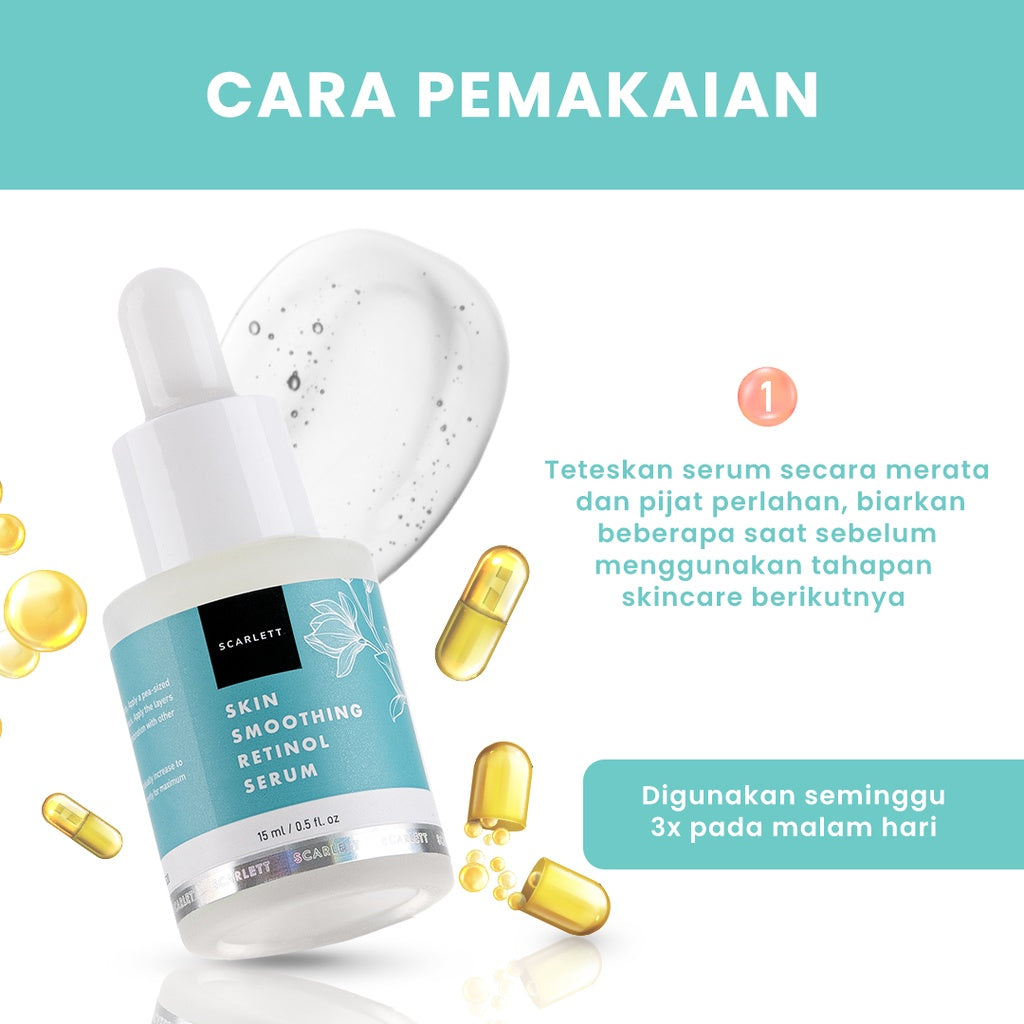 Scarlett Whitening Skin Smoothing Retinol Serum