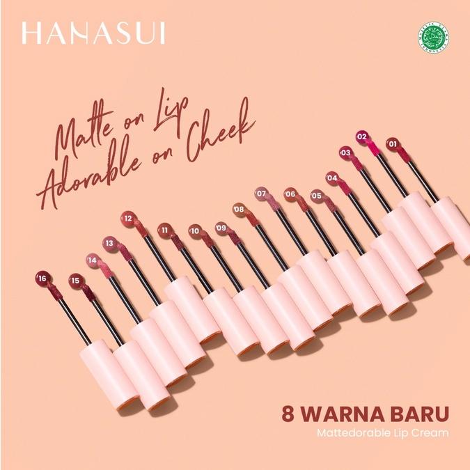 HANASUI Mattedorable Lip Cream – Boba Edition / Matcha Edition – Soft Matte Lip Tint