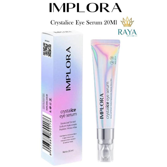 RAYA  IMPLORA Eye Serum 20ml – Crystalice Formula for Puffy Eyes & Dark Circles