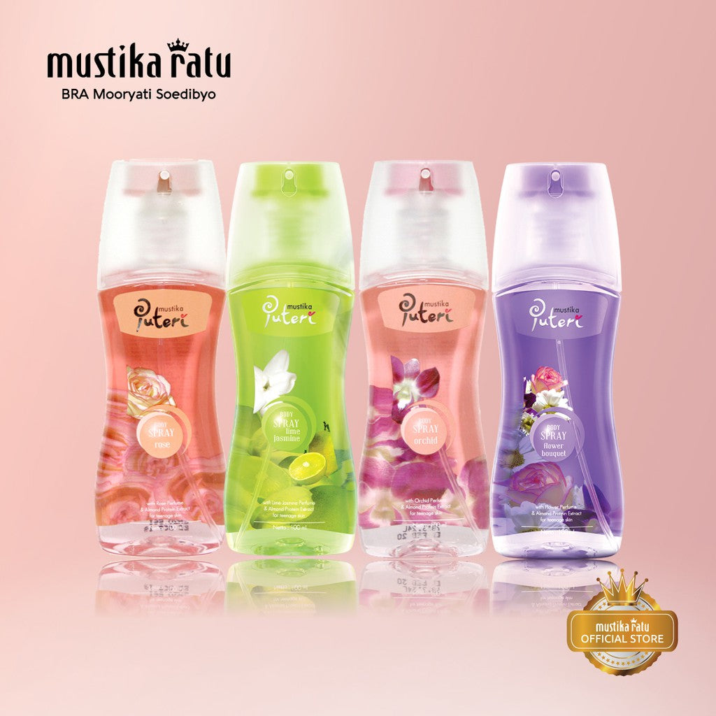 Mustika Puteri Body Spray Lime Jasmine 100ml