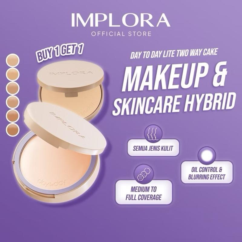 Implora GlowVeil Duo Matte Compact ~ Your Everyday Skin-Perfecting Powder