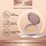 PIXY Make It Glow Techno - Fixed Matte Cushion 301 Medium Beige Refill