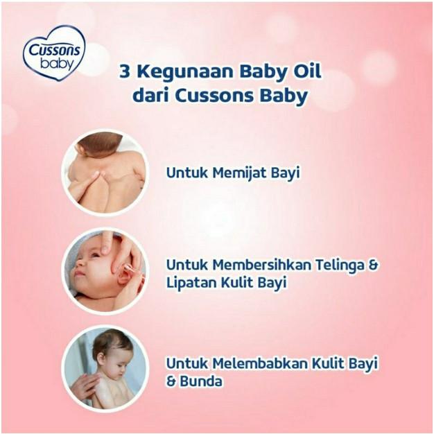 Cussons BABY OIL 100 (50+50) / 200 (100+100) ml Wangi Lembut Mild Gentle Soft Smooth