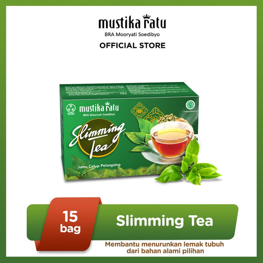 Mustika Ratu Slimming Tea Isi 15 Bag Minuman Herbal Anti Oksidan Pelangsing Tubuh