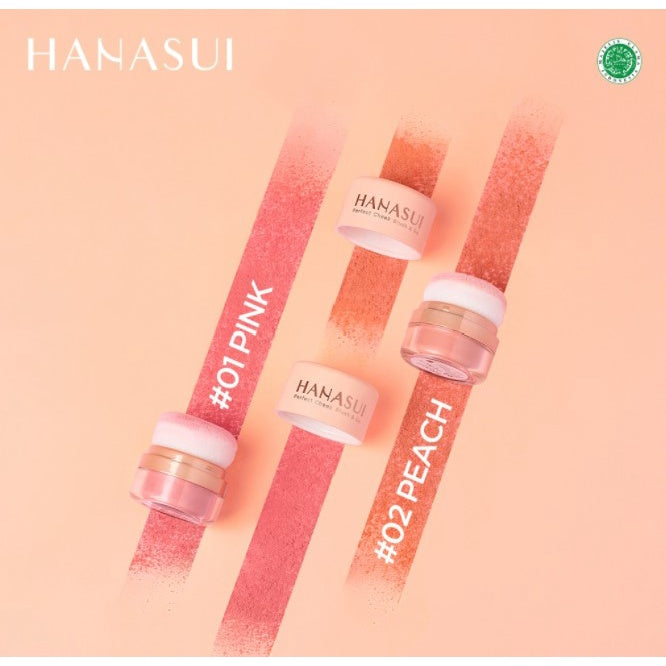 Hanasui Perfect Cheek Blush & Go Powder Glowing (Blush On)
