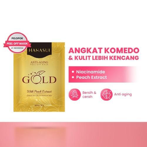 HANASUI Naturgo Peel Off Mask 10g & Mineral Mud Mask 7g Halal Blackhead Treatment Natural Ingredients