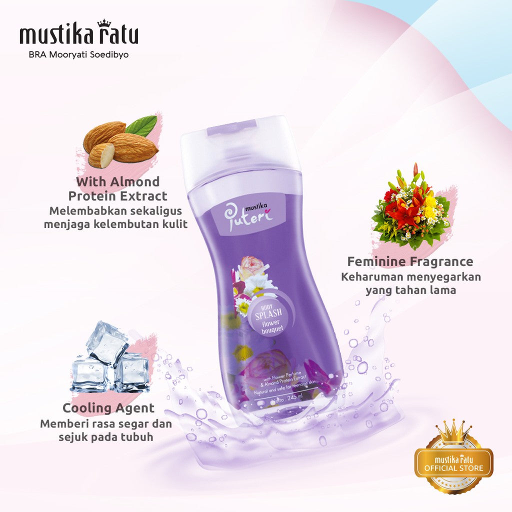 Mustika Puteri Body Splash Flower Bouquet 135 ml parfum cologne