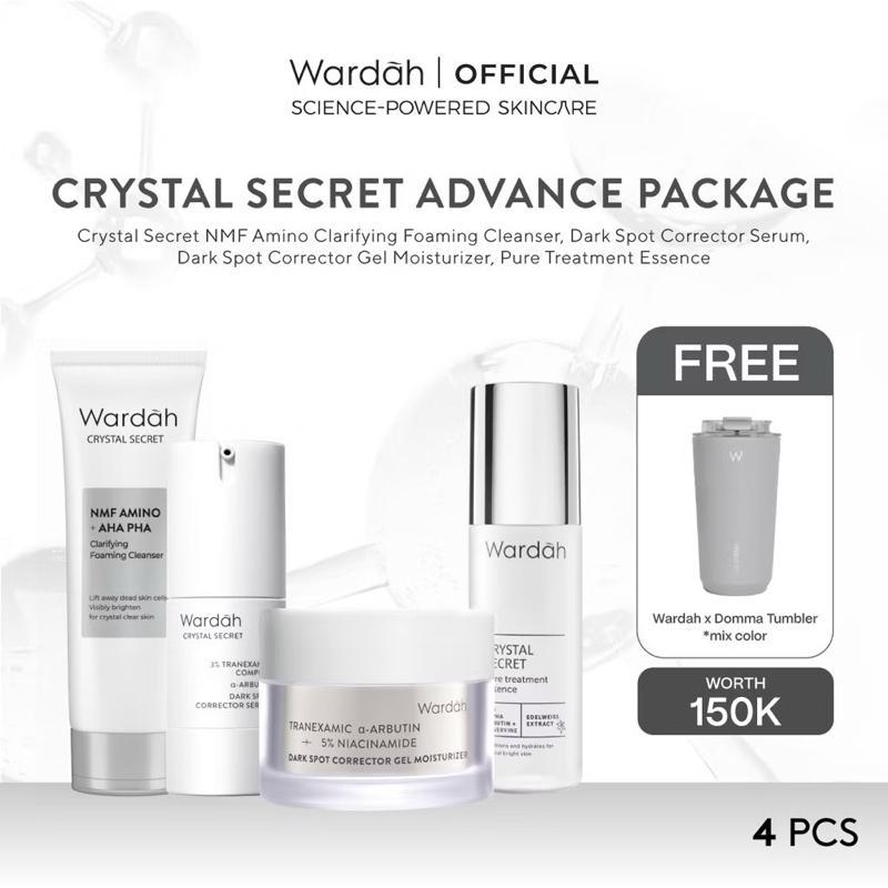 Celebrate Mom: Wardah Crystal Secret Full Skincare Kit – Limited Edition