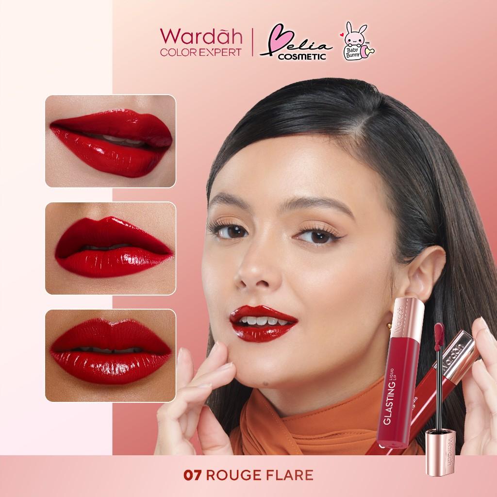 WARDAH Glasting Liquid Lip – Glassy Shine | High Pigment | Lightweight & Non-Sticky