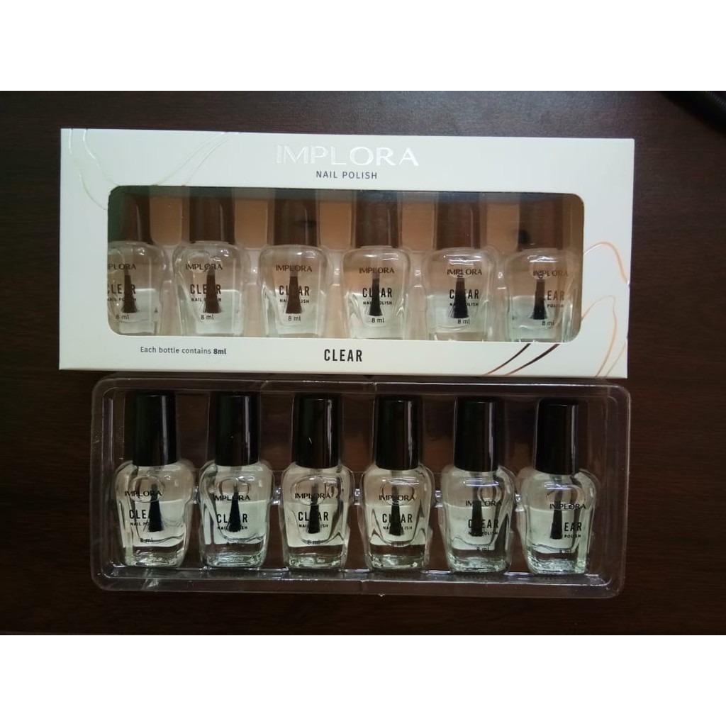 IMPLORA Nail Polish – New Red, Wonder, Clear, Nude | Vibrant Colors & Smooth Finish (1 PCS Only)