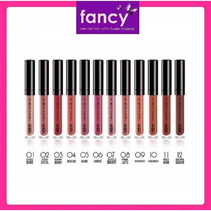 NUZ Implora Urban Lip Cream Matte / Lip Velvet NEW tahan lama