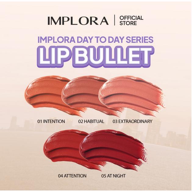 Implora Day to Day Lip Bullet – Multi-Use Lipstick, Blush & Eyeshadow Stick
