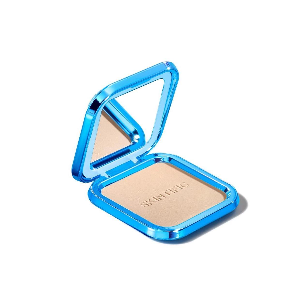 SKINTIFIC - Ultra Cover Powder Foundation 9g | Two Way Cake Pressed Powder Matte Original Compact Loose Powder Evens out color