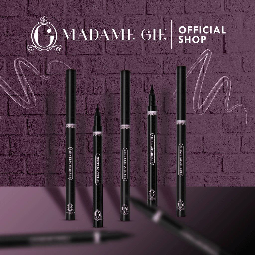 Madame Gie Eyeready Liner - MakeUp Eyeliner Pen Black Waterproof