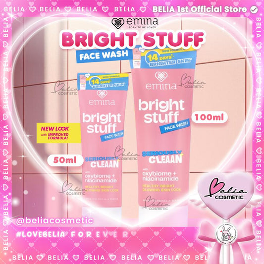 Emina Glow Boost Brightening Face Wash | Gentle Cleanser for Dull Skin – Radiant & Fresh Look!