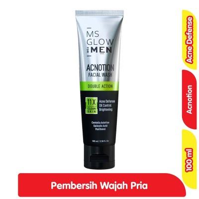 MS GLOW for Men Acnotion Facial Wash 100 ml – Anti-Acne Cleanser for Oily & Acne-Prone Skin