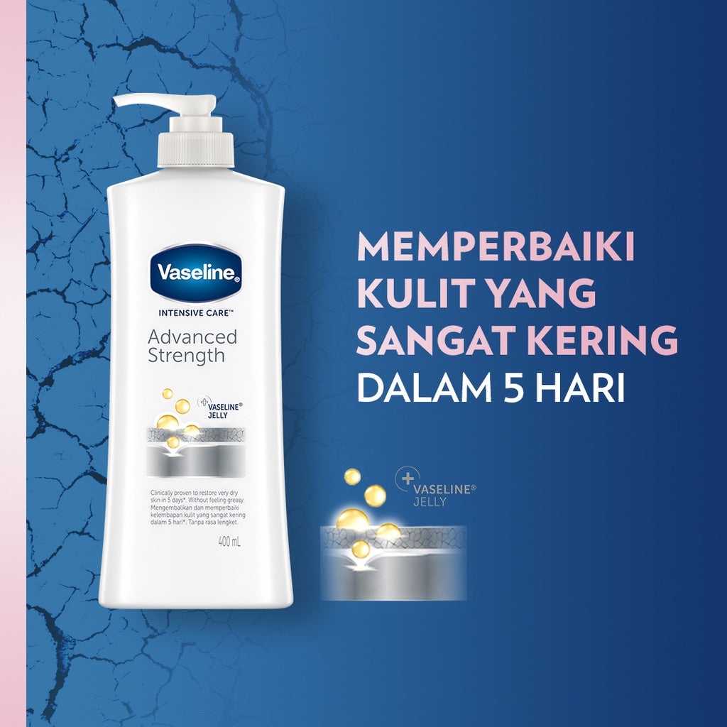 Vaseline Intensive Care Advanced Strength Lotion 200 ml Twin Pack