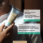 HIS ERHA Paket Facial Wash & Serum Acne - Set untuk Lawan Jerawat / Kurangi Minyak khusus Pria, Melembapkan Wajah, Verified by Dermatologist,Nicianamide, Salicylic Acid, Zinc PCA, D-Phantenol, Gentle Scrub