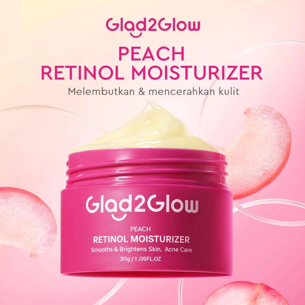 Glad2Glow G2G Peach – Retinol Moisturizer for Radiant, Youthful Skin!