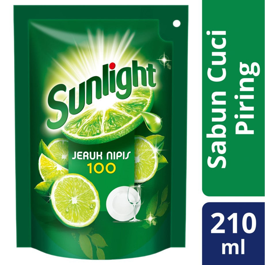 Sunlight Lime Ref 210ml, Exp Msh Lama, Mantul