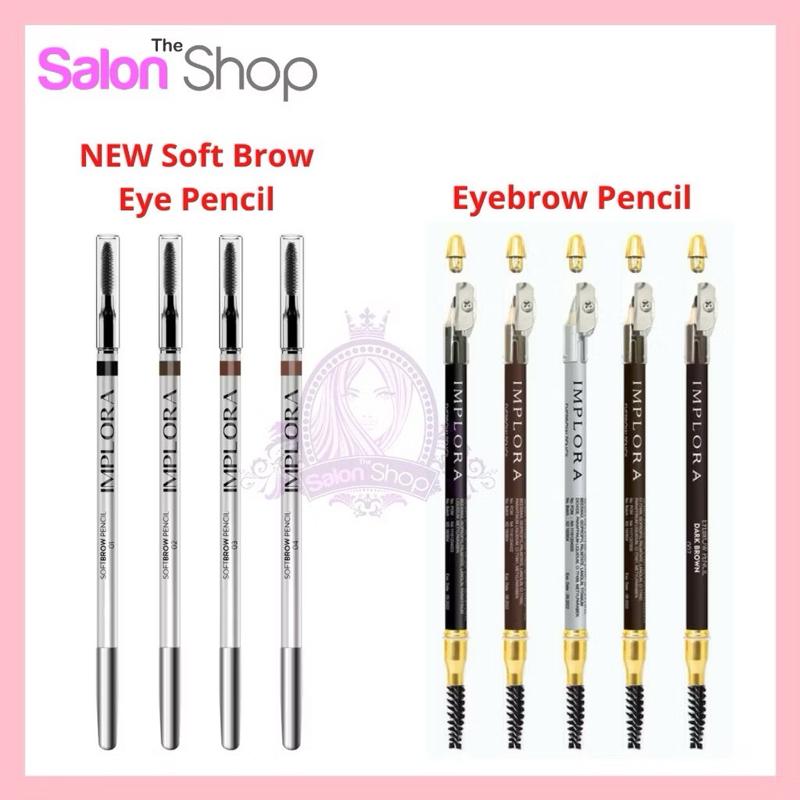 THESALONSHOP Ultra-Fine SoftBrow & Eye Pencil Duo | Precision-Glide Formula by Implora