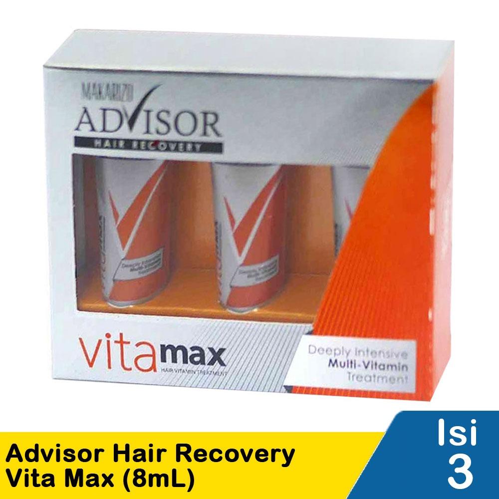 Makarizo Advisor Hair Recovery 3x8ml – Intensive Damage Repair with Pro-Vitamin B5 & Royal Jelly