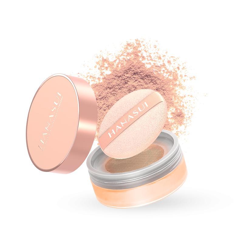Hanasui Perfect Fit Setting Powder 12 g / Powder Foundation 12.5 g – Natural Finish