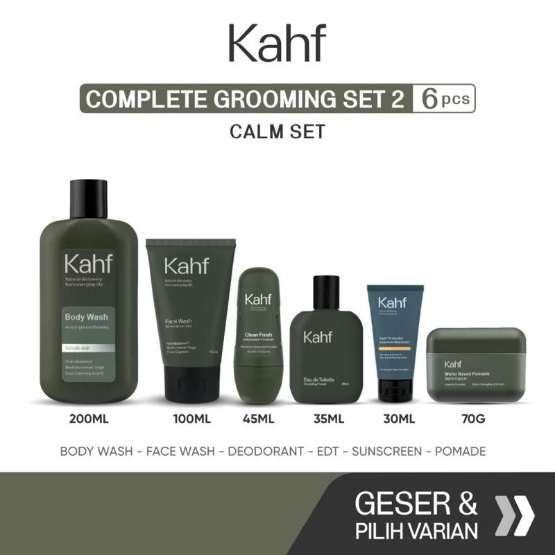Kahf Daily Power Grooming Kit 2 – Full Essential Set for Men