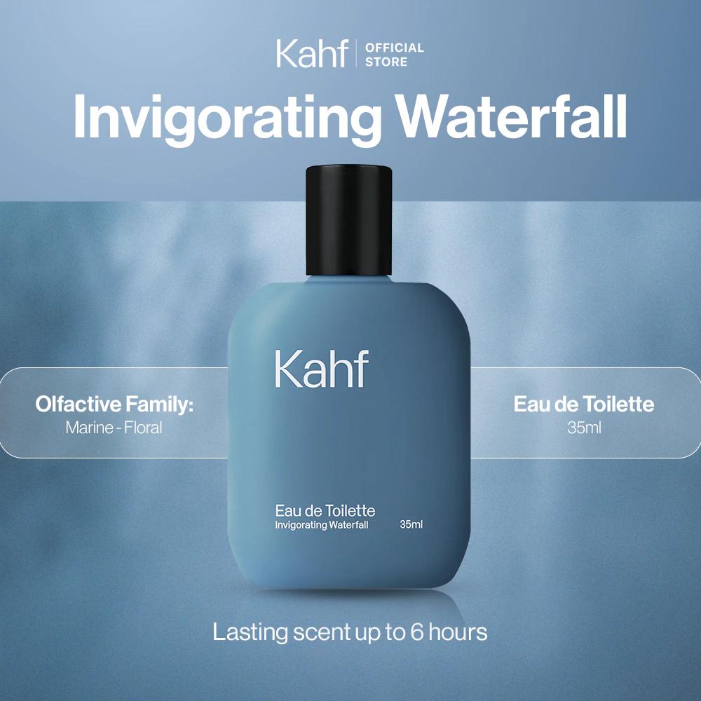Kahf Eau de Toilette Invigorating Waterfall 35ml – Long-Lasting Men’s Fragrance