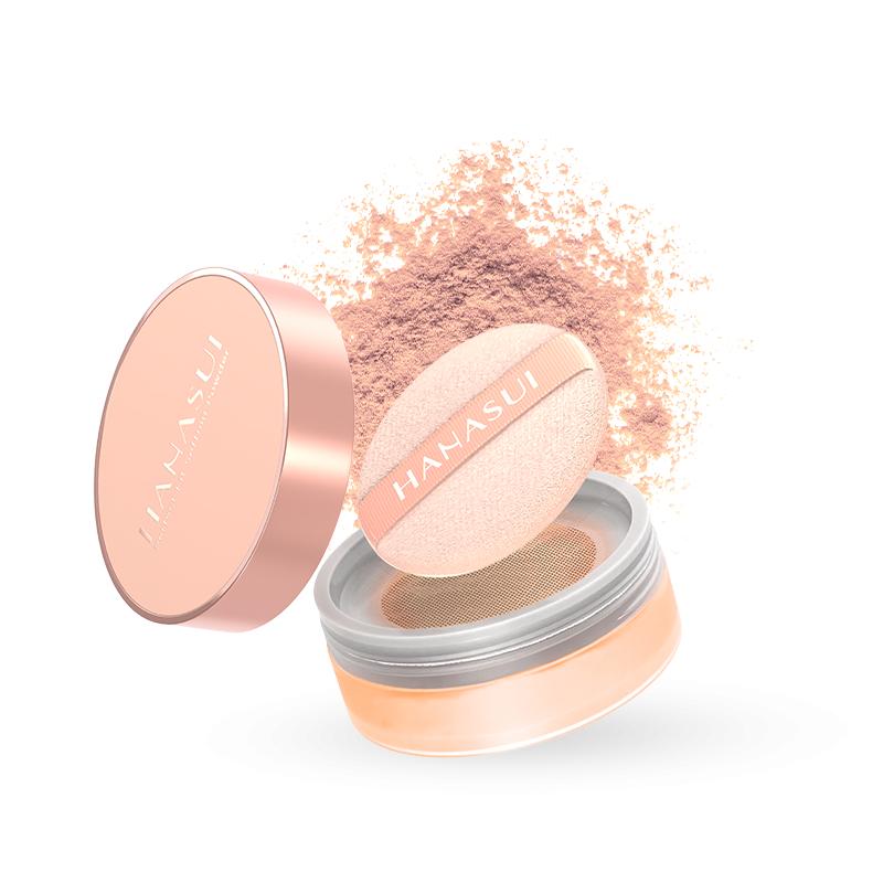 Hanasui Perfect Fit Setting Powder 12 g / Powder Foundation 12.5 g – Natural Finish