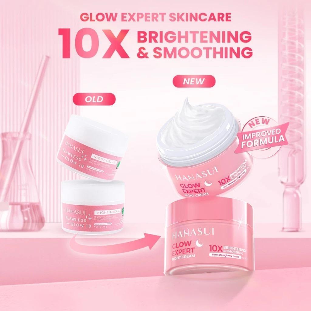 Hanasui Skincare Series Glow Expert 10X Brightening Acne Treatment & Oil Control Products for Skin Care