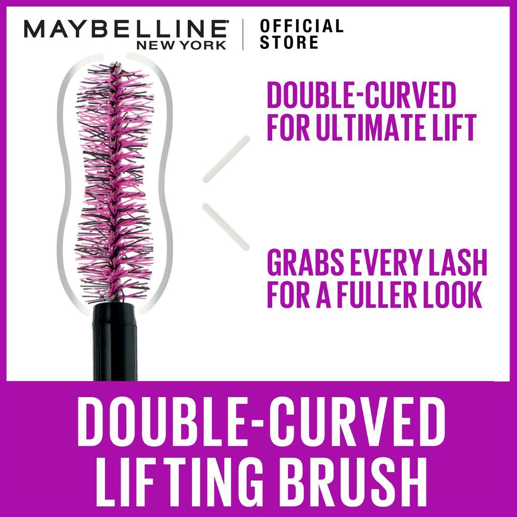 MAYBELLINE The Falsies Lash Lift  + Maybelline Fit Me 12-Hour Oil Control Powder Make Up 128