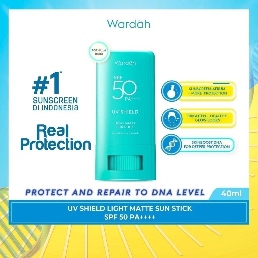 Wardah Sun Screen SERIES - UV Shield Aqua Fresh Essence | Spf 50 PA++++ sunscreen